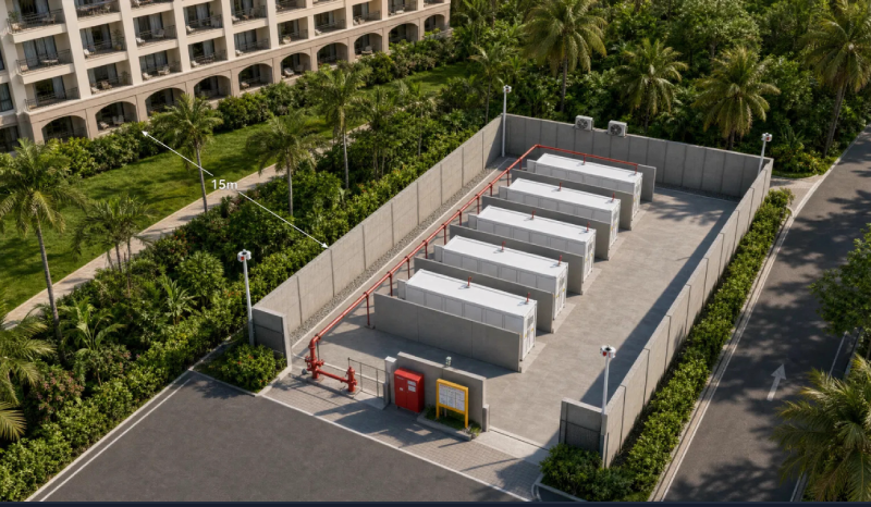 Battery Energy Storage Solution for Hotels